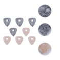 thumbnail image 4 of EeaseCA 8pcs Felt Ukulele Plectrum Ukulele Picks Ukulele Accessory (Beige, Gray), 4 of 8
