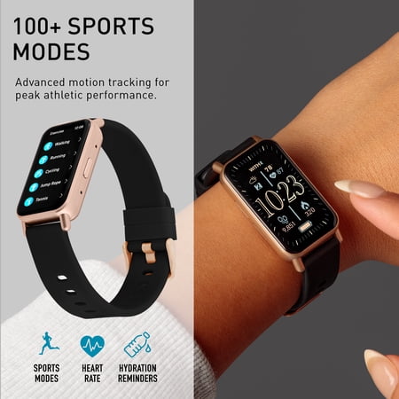 WITHIT DYO SERIES SMARTWATCH WITH 1.45″ FULL TOUCH SCREEN AND INTERCHANGEABLE BANDS