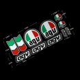 thumbnail image 1 of [listo Stock] reflectante de la motocicleta lateral de la tira lateral de la bicicleta casco de la etiqueta engomada del coche estilo vinilo adhesivo para YAMAHA TMAX Kawasaki KTM, 1 of 4