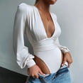 thumbnail image 3 of Bodycon Jumpsuit,Deep V Neck Bodysuit Deep V Neck Jumpsuit V Neck Bodysuit Professionally Tested, 3 of 6