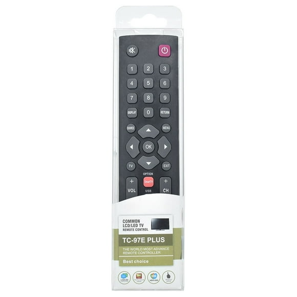 New HUAYU TC-97E PLUS Universal For TCL THOMSON LCD TV Remote Control 3D Netflix