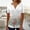 White, variant on Bmawag Womens Summer Tops 2023 Fashion Summer Boho Beach Sexy Fold Printed Oversized T-Shirt Casual Regular Short Sleeves V Neck Button Plus Size Top Womens Tops, Up to 65% off!