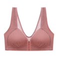 thumbnail image 2 of PENGXIANG Push Up Wide Shoulder Straps Women Bra Wireless Front Closure 3/4 Cup  Bra for Daily Wear Complexion M, 2 of 13