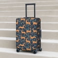 thumbnail image 6 of Pofeuu Reindeer Print Luggage Suitcase Cover Protector Luggage Washable Covers Aesthetic for 18/24/28/32 inch Luggage（No luggage included）-Large, 6 of 7