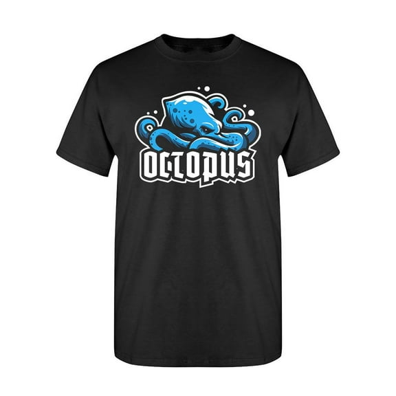 Octopus Sport Mascot T-Shirt Men -Image by Shutterstock, Male XX-Large