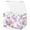 Lavender Florals, variant on Foldable Fabric Storage Bin With Handle Collapsible Basket Box Storage With Lid Organizer Lavender Florals