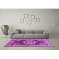 thumbnail image 3 of Ahgly Company Indoor Rectangle Persian Purple Traditional Area Rugs, 7' x 9', 3 of 4