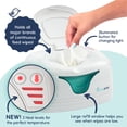 thumbnail image 4 of Hiccapop Portable Baby Wipe Warmer and Wet Wipes Dispenser with 2 Charging Bases and Changing Light, 4 of 6