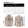 thumbnail image 5 of Yesfashion Mens Casual Blazer Sport Coats One Button Lightweight Knit Textured Suit Jackets for Men, 5 of 9