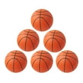 MD Sports Size 3 Basketball, Indoor and Outdoor 6Pack, 7inch Diameter Orange Rubber Balls