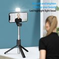 thumbnail image 4 of MesaSe Selfie Stick Multifunctional Extendable Adjustable  360 Degree Rotation Taking Photos with Fill Light Bluetooth-compatible 4.0 Cell Phone Selfie Tripod for Video Shooting, 4 of 7