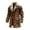 Brown_001, variant on Fgnfyis Winter Coats for Men Brown Anorak Coat Mid Long Length Warm Thickened Winter Jacket Windproof Outdoor Hooded Raincoat Mens Jacket Brown_001 L