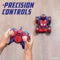 thumbnail image 6 of Jada Marvel Spider-Man 5-Wheel RC Stunt Car with Light-Up Effects and 360° Rotation, 6 of 17