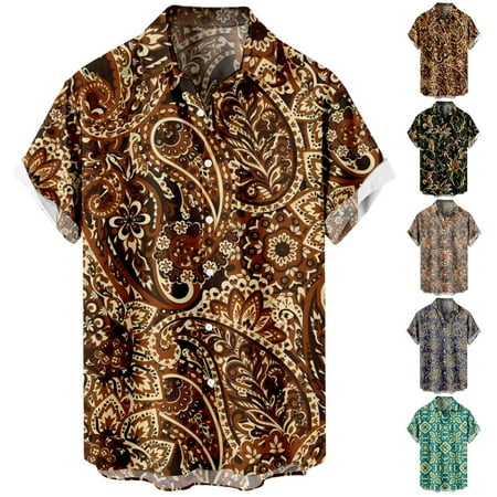 

Adult Button Up T-Shirts Stylish Holiday Tops Sizes Kids-Adult Unisex