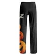 thumbnail image 4 of Pajama Pants Women - Retro Halloween Soft Breathable Sleep & Lounge Pants for Women, Comfy Casual Pj Pants Bottoms with Pockets, 4 of 5