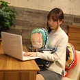 thumbnail image 5 of Almohada de dibujos animados Luffy Roronoa Zoro Sanji Chopper, juguetes de peluche de Anime, almohada de cojín, regalo de Navidad para niños, 1 pieza, 5 of 5