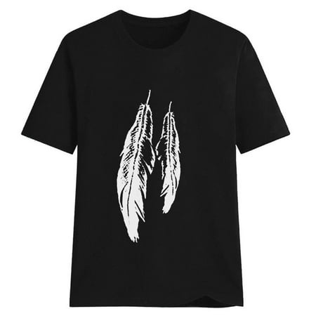 

Simplmasygenix Women Tops Summer Clearance Womens Work Tops Girls Short Sleeve Out Blouse Funny Print Shirt T-Shirt Tops