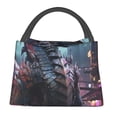 thumbnail image 1 of Disketp Urban Mechanical Dragon Bolsa Térmica Estampada, Bolsa Térmica Aislante para Almuerzo, Playa y Campamento, 1 of 6