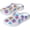 Cosmic Ombre Paws, variant on Rainbow Paw Clogs Lightweight Slip On Breathable EVA Water Friendly Quick Dry Durable Animal Lover Shoes Gifts for Women Mom Ladies