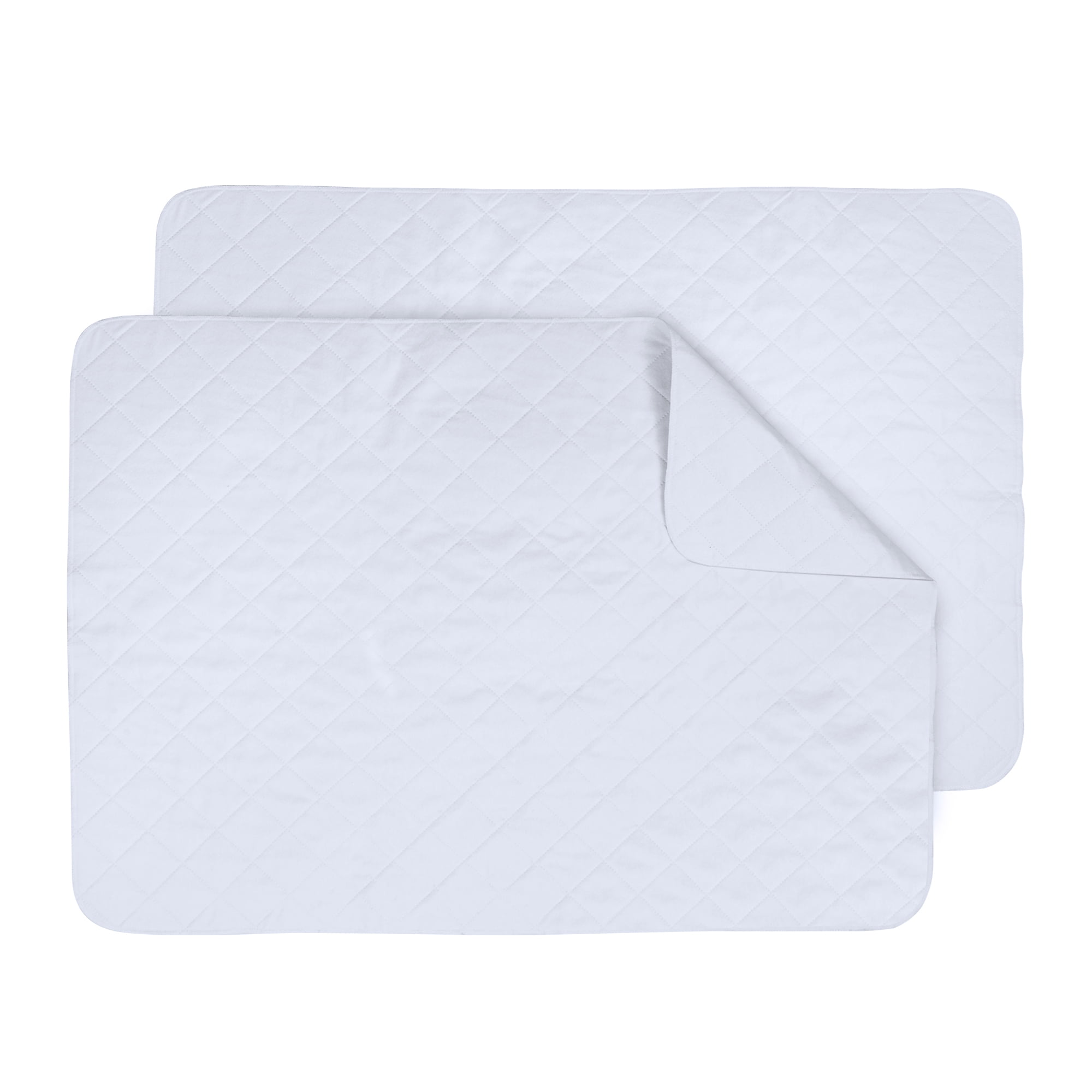 Parent's Choice Reversible Fleece Multi Use Pads, White, 36" x 27", 2 Pack