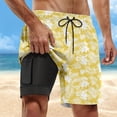 thumbnail image 2 of Men Basketball Athletic Shorts – Loose Fit Sport Shorts With Elastic Waist, Classic Training Workout Shorts For Gym Court Street Style, 2 of 4