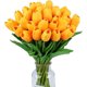 thumbnail image 1 of 15 tulipanes artificiales de seda de tacto real para decoración del hogar, Día de la Madre, primavera, boda, ramos, arreglos florales., 1 of 8