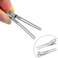 20 Pack Hairdressing Double Prong Curl Clips, 1.8'' Duck Billed Hair