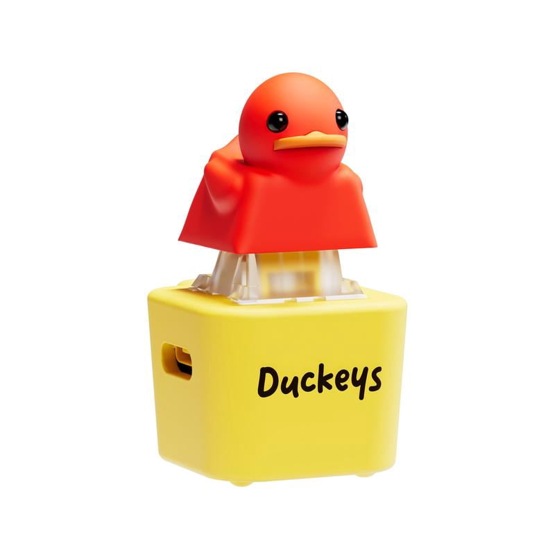 Jouet Anti-Stress Canard Cancanant – Porte-clés LED Multicolore, Silicone, Pour Adultes Et Enfants - 4