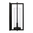 thumbnail image 3 of 2 Light Outdoor Wall Lantern In Minimalist Style-20 Inches Tall And 9.5 Inches Wide Capital Lighting 948221Bk, 3 of 6
