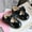 Black-22, variant on Avrntaa Girls Mary Jane Dress Shoes - Little Kids Ballet Flats Flower Girls Princess School Shoes Black Shoes Size 3.5Toddler