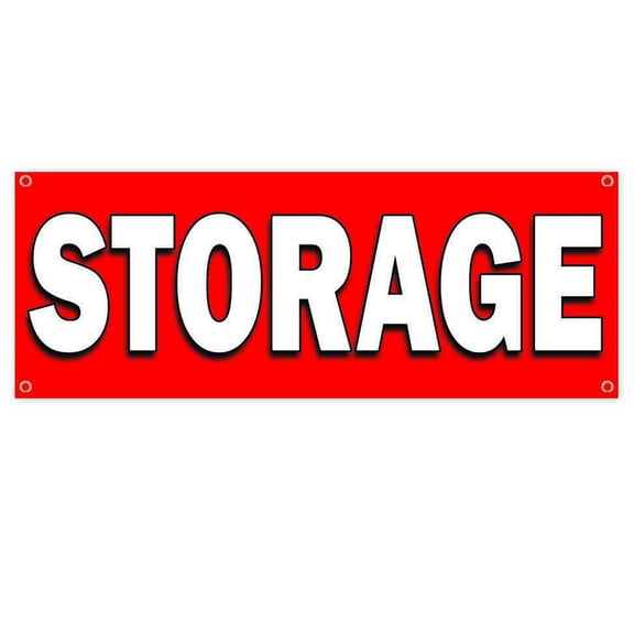 Storage 13 oz Vinyl Banner With Metal Grommets