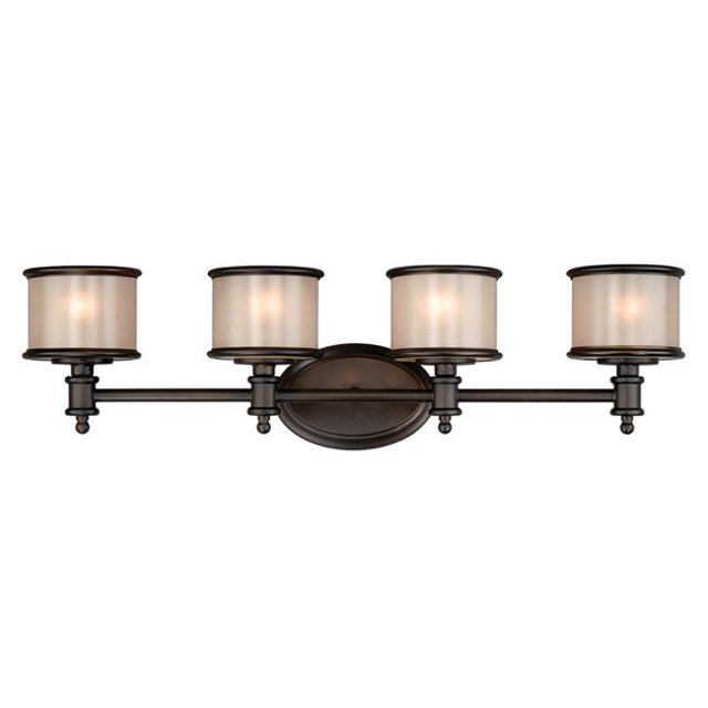 Vaxcel International CR-VLU004NB Carlisle 4L Vanity - Noble Bronze