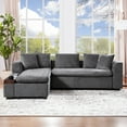 thumbnail image 6 of Ball & Cast Modular L-Shaped Sectional Sofa with Storage - 93.7" Chenille Fabric Couch, Deep Seating & Matching Pillows, Modern Living Room Furniture, 6 of 10