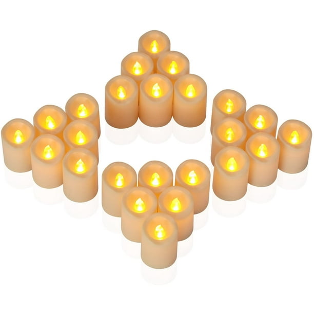 5 bougies LED extérieures