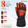 thumbnail image 3 of SAVIOR HEAT Heated Gloves Electric Rechargeable Battery Men Women 7.4V Heating Gloves Winter Ski Motorcycle Work Snowboarding Hunting Hiking Camping Walking, 3 of 13