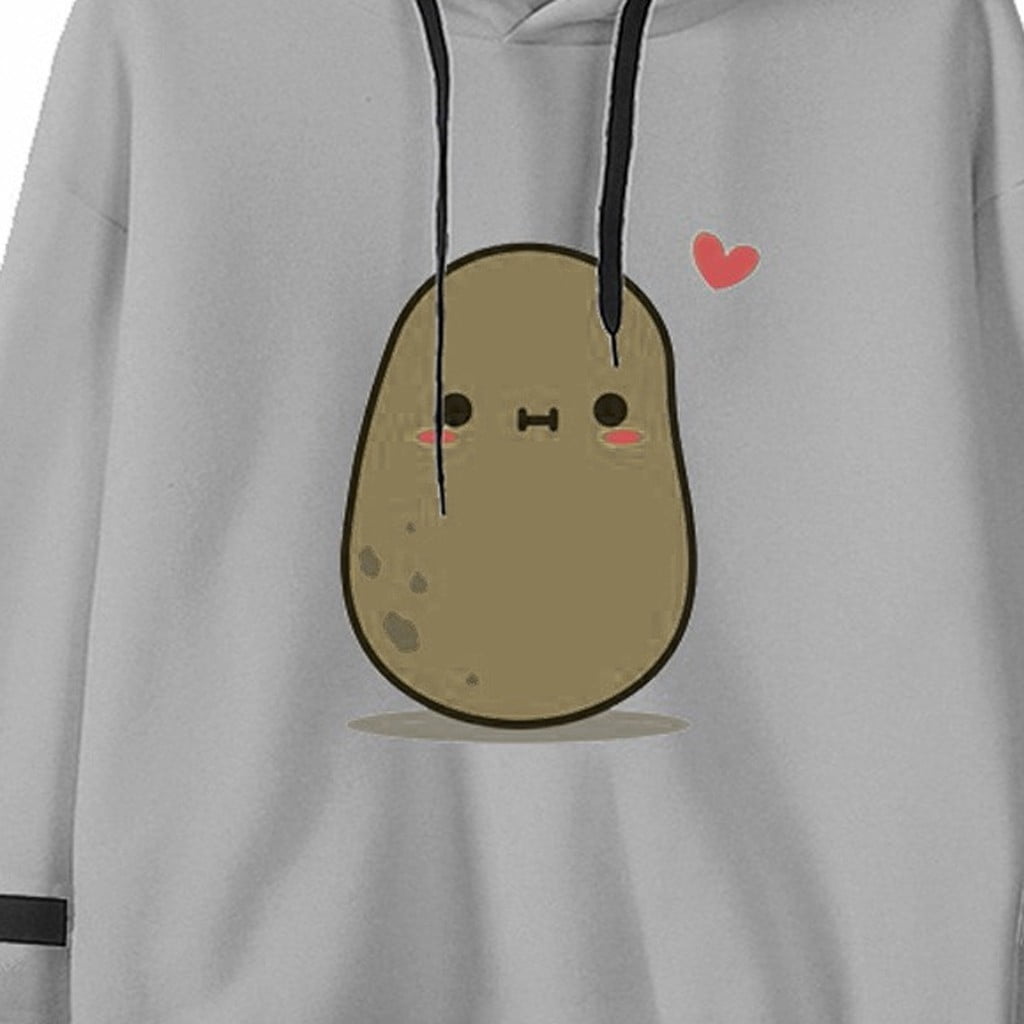 Cute online potato hoodie