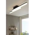 thumbnail image 2 of 204055A Eglo Lighting Palmital 1 - 1-Light Led Wall And Ceiling Light - Matte Black - Satin Acrylic, 2 of 3