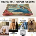 thumbnail image 6 of Qxltty Blue Macaw Ped Pad Wear-resistant and Hard to Bite Through Sleeping Pad for Small Medium Large Dogs Winter Pet Bed 24×18in, 6 of 6