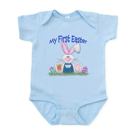 

CafePress - Boy First Easter Bunny! Infant Bodysuit - Baby Light Bodysuit Size Newborn - 24 Months