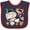 Navy and Red, variant on Inktastic Astronaut Valentine Outer Space Hearts Boys or Girls Baby Bib