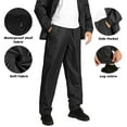 thumbnail image 3 of SPEEDRUN Men's Rain Gear Waterproof Rain Suits Hooded Rain Coats and Pants Charcoal S, 3 of 7