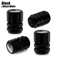 thumbnail image 1 of American Flag Valve Stem Caps, Aluminum Tire Air Caps, With Rubber Ring, Universal Fits Cars, Trucks, Motorcycles, Bicycles, 1 of 1
