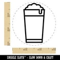 thumbnail image 2 of Beer Icon Self-Inking Rubber Stamp Ink Stamper - Brown Ink - Small 3/4 Inch, 2 of 7