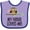 Lavender and Purple, variant on Inktastic My Nana Loves Me Owl Girls Baby Bib