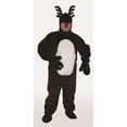 thumbnail image 2 of The Costume Center 6 Piece Brown Reindeer Christmas Suit with Hood – Adult Size Large, 2 of 2