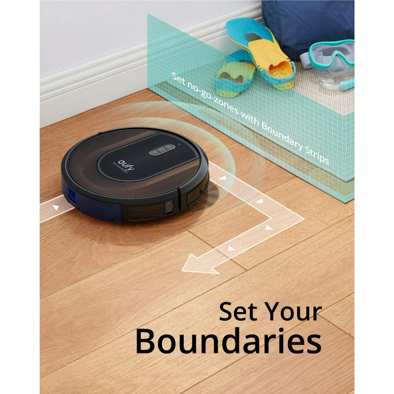 eufy RoboVac G30 Hybrid, Robot Vacuum with Smart Dynamic Navigation 2.0,  2-in-1 Sweep and mop, 2000Pa Suction, Wi-Fi, Boundary Strips