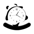 thumbnail image 2 of Reloj de mesa con forma de Panda, adorno de mesa, estatuilla de Panda encantadora, reloj de escritorio para dormitorio, hogar, oficina, sala de estar,, 2 of 9