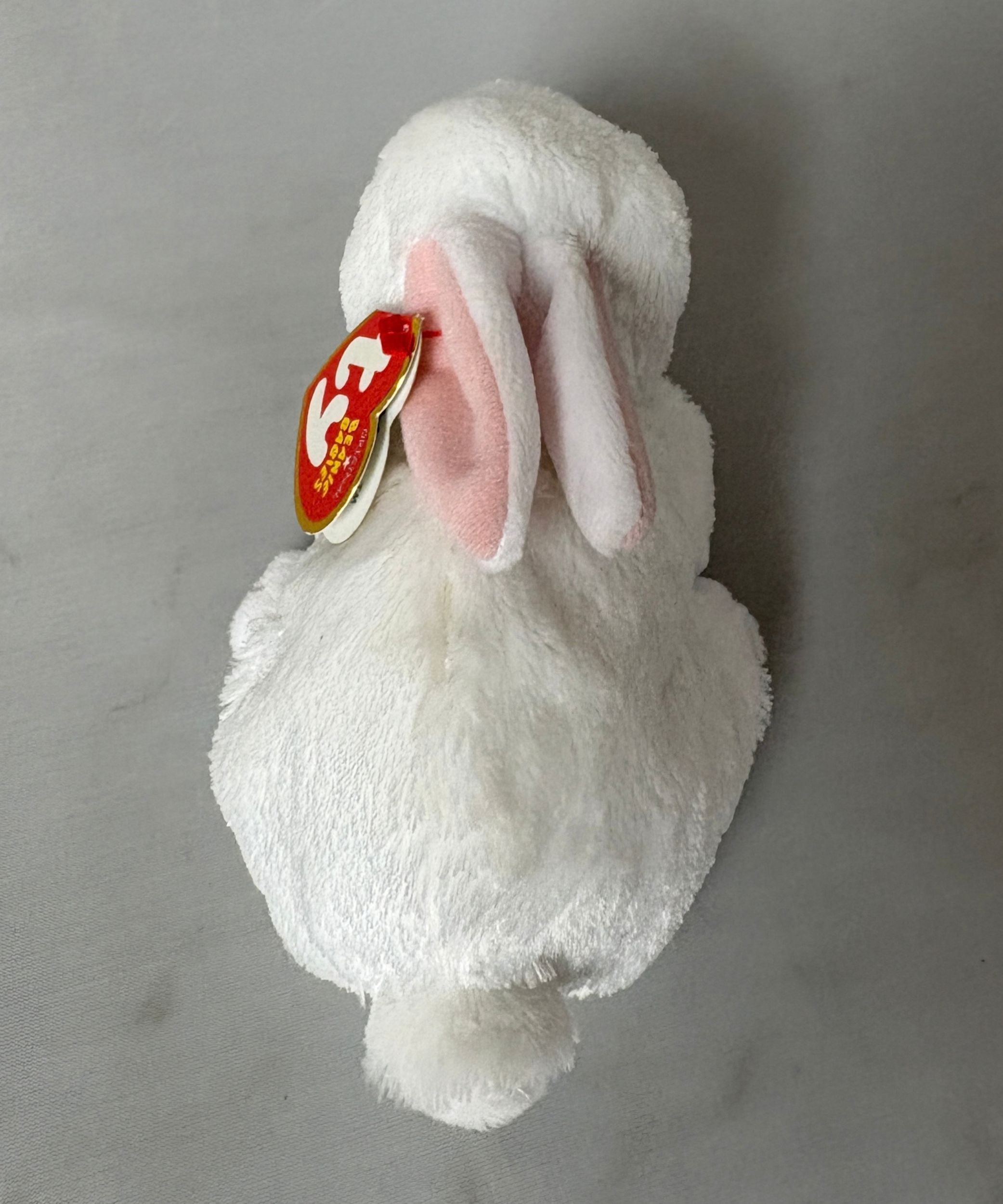 TY Beanie Babies Collection - COTTON the White RABBIT Plush, 6