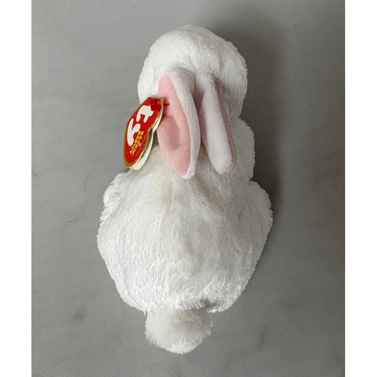 Teedy-Baby ぬいぐるみ ホワイト TY Beanie Babies Collection - COTTON the White RABBIT Plush, 6