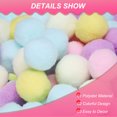 thumbnail image 3 of Fuzzy Pom Poms Balls, 108 Pcs 1 Inch/25 mm Mini PomPoms for Crafts Jewelry Making Light Color, 3 of 6